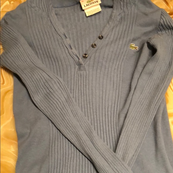 Long sleeve ribbed hooded Lacoste - Picture 5 of 8